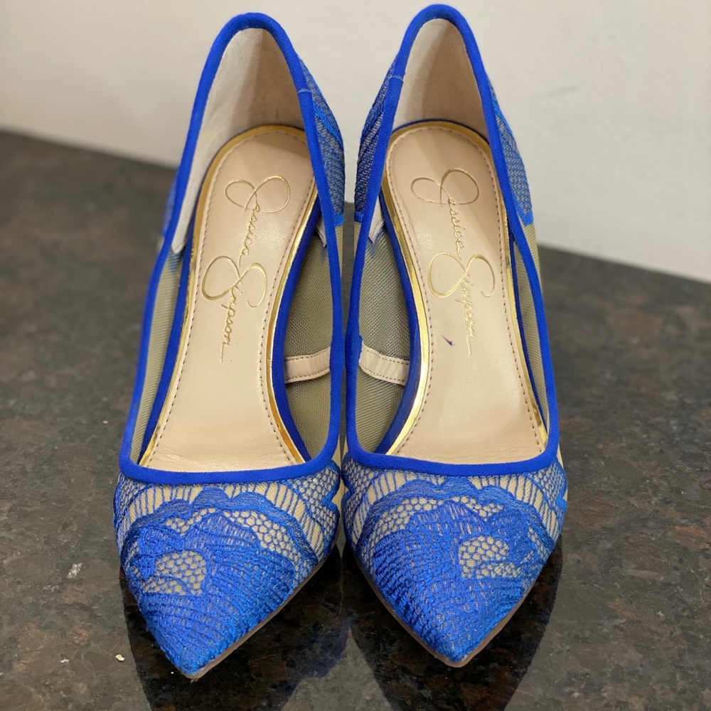 Something Blue - Jessica Simpson Heels